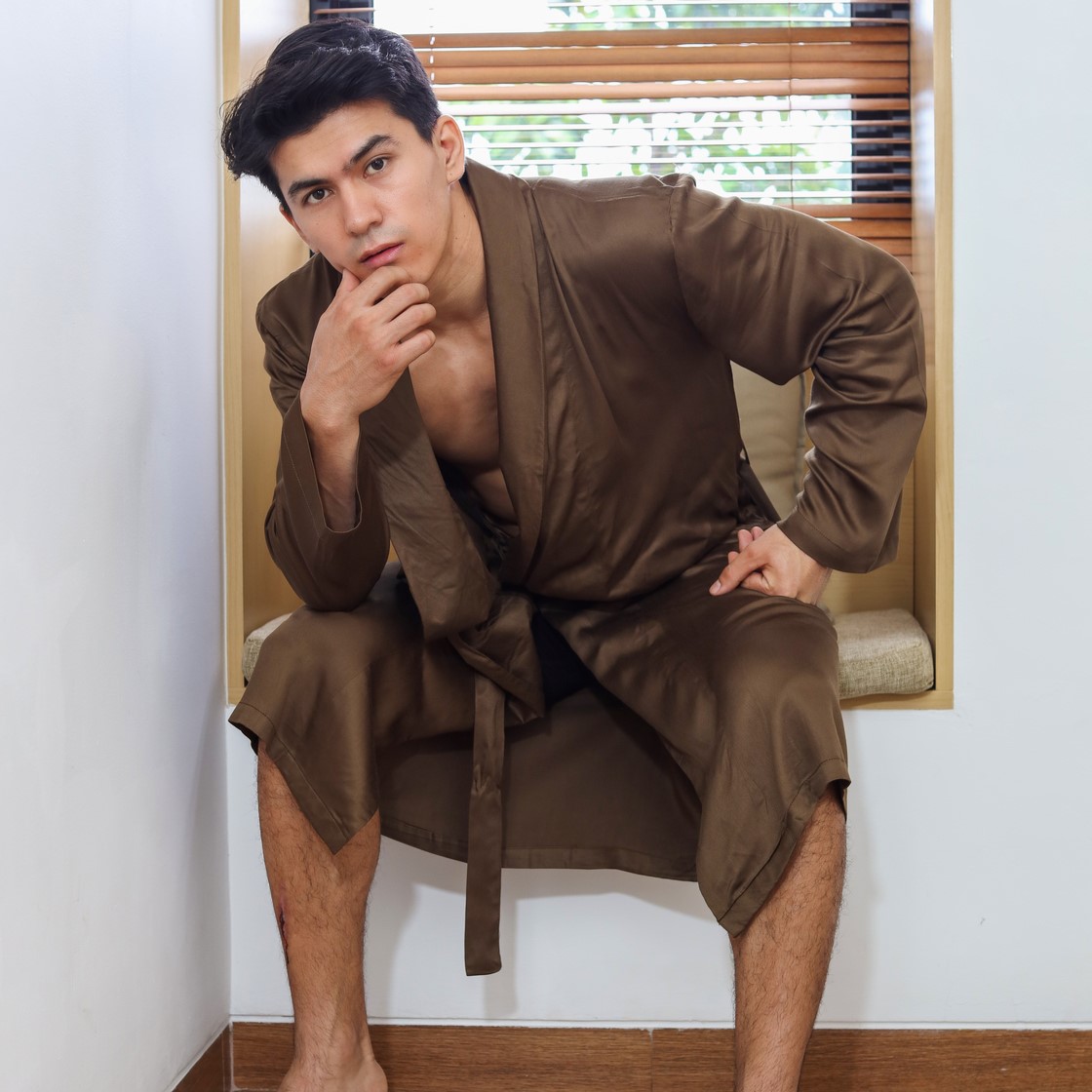 Copper - Unisex 100% Sleek Cotton Robe | Sleep Project Indonesia